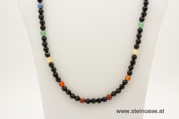 Chakra & Onyx Kette